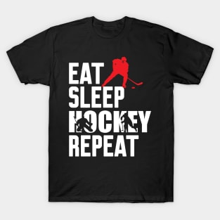 Eat Sleep Hockey Repeat T-Shirt